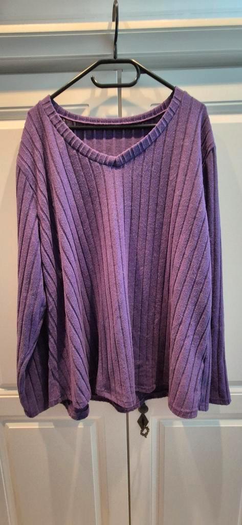 Paarse mooie dunne trui nieuw! Maat 52, Kleding | Dames, Grote Maten, Nieuw, Trui of Vest, Paars, Ophalen of Verzenden