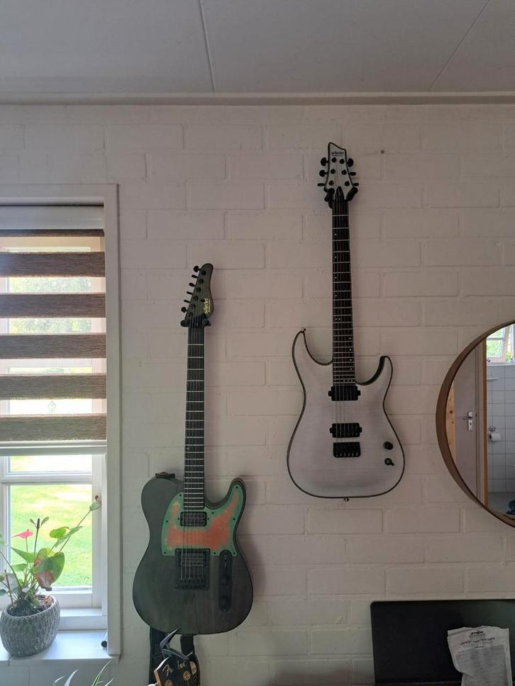 Schecter km6 - Schecter apocalypse pt *interessepeiling*, Muziek en Instrumenten, Snaarinstrumenten | Gitaren | Bas, Zo goed als nieuw