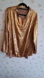 Gouden blouse, maat 46, splinternieuw, Kleding | Dames, Geel, Maat 46/48 (XL) of groter, Nieuw, Ophalen of Verzenden