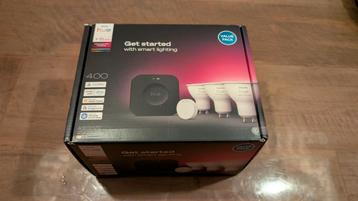 Philips Hue Starterkit: Bridge Pro + 3 GU10 slimme spotjes beschikbaar voor biedingen