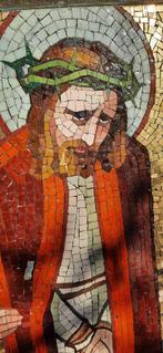 XXL Religieus tableau schilderij mozaiek kunst jezus kerk, Ophalen