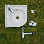 Wasbak Grohe 32 cm compleet voor toilet., Ophalen of Verzenden, Zo goed als nieuw