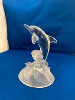 Kristal glas dolfijn, Ophalen of Verzenden, Zo goed als nieuw, Dier