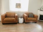 2 x Stoel fauteuil set 2 loveseat setprijs, Huis en Inrichting, Stoelen, Ophalen, Gebruikt, Twee, Bruin