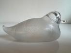 Vintage Design Glass Bird Vogel Glas& Licht Zwitserland 80’s, Ophalen of Verzenden