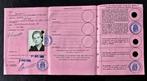Rijbewijs 's Gravenhage 1963 met legeszegel 3 Gulden, Ophalen of Verzenden, Gebruikt
