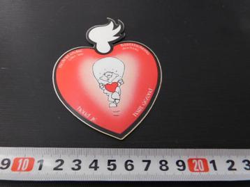 sticker Nederlandse Hartstichting Houd je hart gezond  beschikbaar voor biedingen