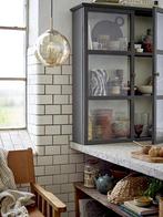 Bloomingville Vitrinekast - Hangend, Ophalen, 50 tot 100 cm, 25 tot 50 cm, Met deur(en)