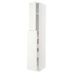 Ikea Apothekerskast met Uittrekbare Inrichting - 200cm, Ophalen, Met plank(en), Minder dan 50 cm, 200 cm of meer