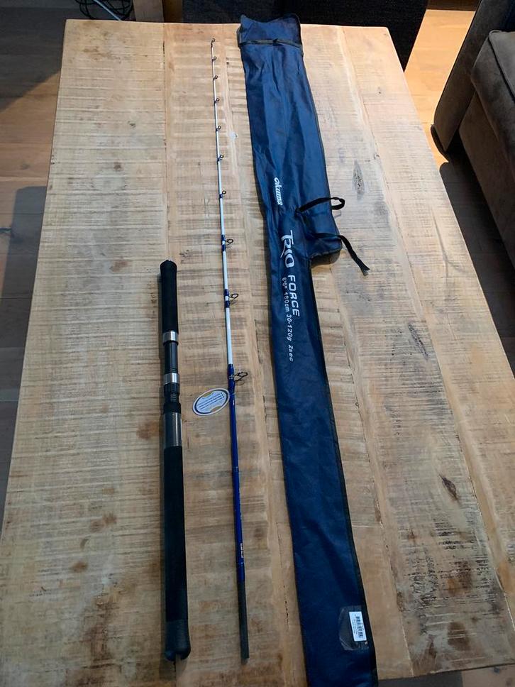 Nieuwe Okuma Trio Force zeehengel, 1.80m & 30-120 gr, Watersport en Boten, Hengelsport | Zeevissen, Nieuw, Werphengel, Ophalen of Verzenden