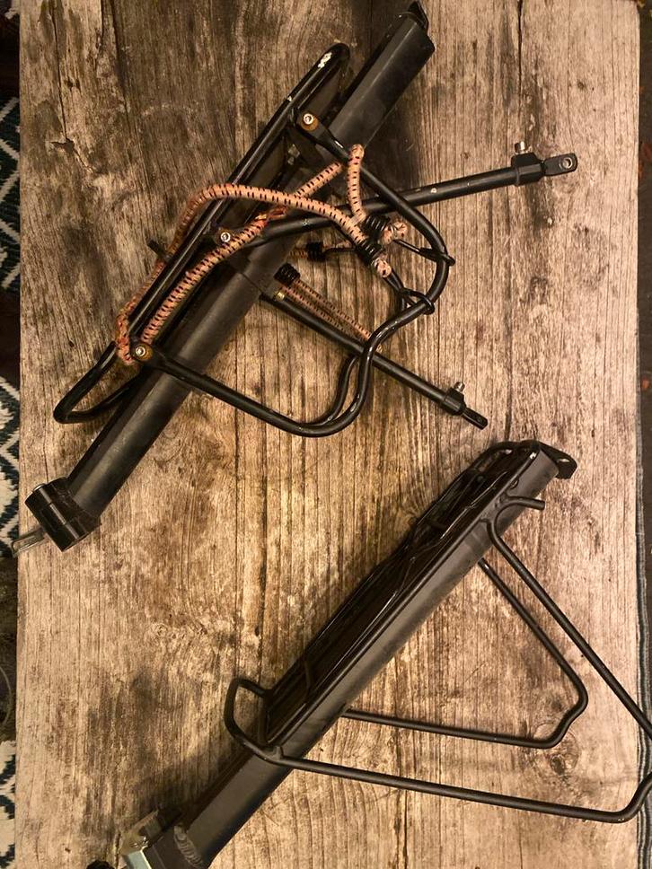 Bagagedrager MTB - Zadelpen bevestiging, Fietsen en Brommers, Fietsaccessoires | Bagagedragers, Gebruikt, Ophalen of Verzenden