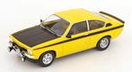 Opel Kadett C Coupe GT/E 1975 Geel / Zwart 1-18 MCG Models, Hobby en Vrije tijd, Modelauto's | 1:24, Overige merken, Tschuiten@hotmail.com
