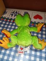 Kikker knuffel geel met groen Ganz 17 cm groot, Kinderen en Baby's, Speelgoed | Knuffels en Pluche, Ophalen of Verzenden, Kikker