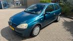 Opel Corsa 1.2 16V 3D Easytronic 2002 Blauw NAP, 450 kg, 74 pk, Blauw, Origineel Nederlands