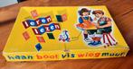 Leren lezen inclusief doosje met letters. Vintage speelgoed, Ophalen of Verzenden