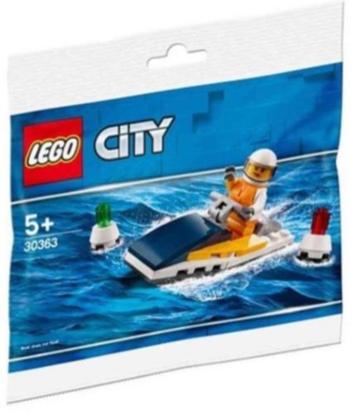 Nieuw: Lego City 30363 Race Boot (2019 polybag), met piloot. beschikbaar voor biedingen