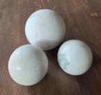 3 Marmeren ballen, Verzamelen, Mineralen en Fossielen, Ophalen of Verzenden, Overige typen