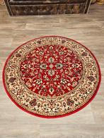 Perzisch Rond Tapijt. Prachtige kleuren en patronen! 120cm, Perzisch, Rond, Ophalen of Verzenden, Zo goed als nieuw