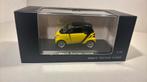Smart fortwo coupé yellow minichamps 1.43, Hobby en Vrije tijd, Modelauto's | 1:43, Auto, Ophalen of Verzenden, MiniChamps, A