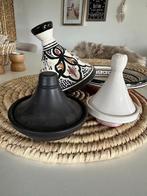 Leuke TAJINE set wit / zwart, Ophalen of Verzenden, Zo goed als nieuw, Overige stijlen, Bord(en)