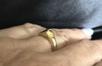 Gouden ring met edelstenen citrien. 2025/436., Ophalen of Verzenden, Goud, Ring, Met edelsteen