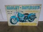 Harley Davidson muurschild / wandbord, Verzamelen, Ophalen of Verzenden, Gebruikt, Reclamebord
