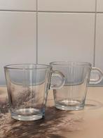 Nespresso Koffie Glazen - Set van 2, Huis en Inrichting, Keuken | Servies, Ophalen, Glas of Glazen, Overige stijlen, Glas