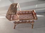 Antieke rieten poppenwieg, ca. 75 jaar oud, Ophalen of Verzenden
