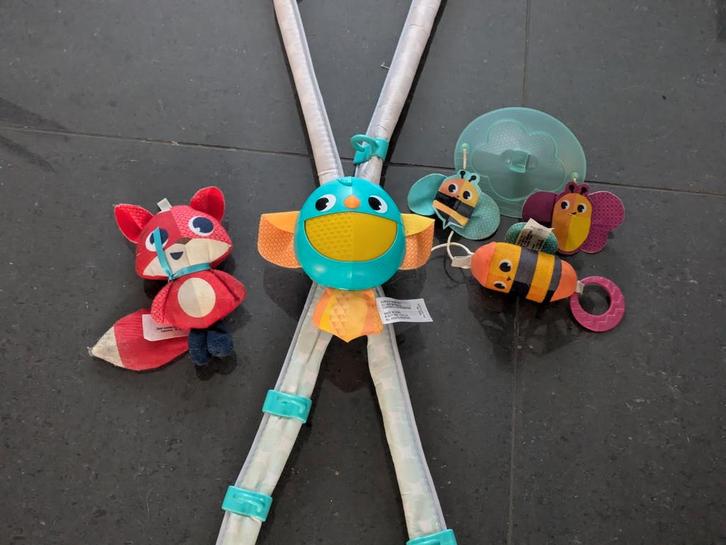 Gratis onderdelen Tiny Love Babygym Meadow Days, Kinderen en Baby's, Speelgoed | Babyspeelgoed, Gebruikt, Mobiel, Met geluid, Ophalen