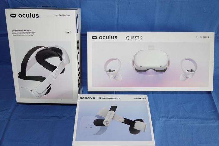 Oculus Quest 2, Spelcomputers en Games, Virtual Reality, Zo goed als nieuw, Overige platformen, VR-bril, Ophalen of Verzenden