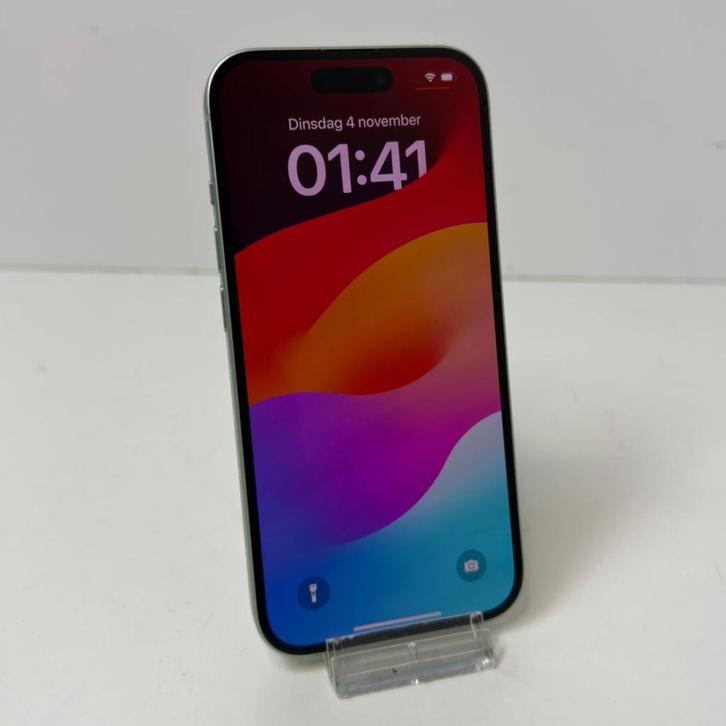 Apple iPhone 15 128GB Groen 87% | Nette staat, Telecommunicatie, Mobiele telefoons | Apple iPhone, Zo goed als nieuw