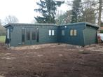 L-chalet 50m² net cv zonder staplaats., Caravans en Kamperen, Stacaravans, Tot en met 4