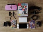 Nintendo Switch OLED in Top Staat + Spellen + Extra's, Switch 2019 Upgrade, Met games, Met 2 controllers, Ophalen of Verzenden