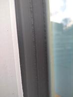 Kozijn met dubbele tuindeuren en zijlichten, Ophalen of Verzenden, Glas, 120 cm of meer, 215 cm of meer