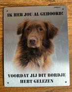 Nova scotia duck tolling retriever waak bordje., Ophalen, Zo goed als nieuw, Honden