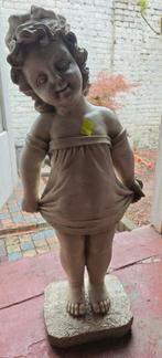 Tuinbeeld meisje met rokje en muts, Tuin en Terras, Tuinbeelden, Ophalen, Nieuw, Mensenbeeld