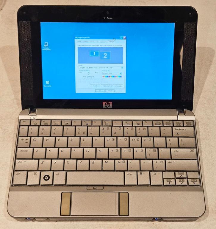 HP Compaq Mini 2133 laptop, Computers en Software, Windows Laptops, Gebruikt, 10 inch of minder, SSD, Minder dan 2 Ghz, Minder dan 4 GB