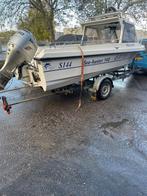 Pege trailer geremd 1850 kg nederlands kenteken q, Ophalen, Gebruikt, 1500 tot 3000 kg, Minder dan 6 meter