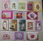 Set 25x zelfgemaakte wenskaarten. Gefeliciteerd & blanco (X), Verzenden, Nieuw, Overige thema's