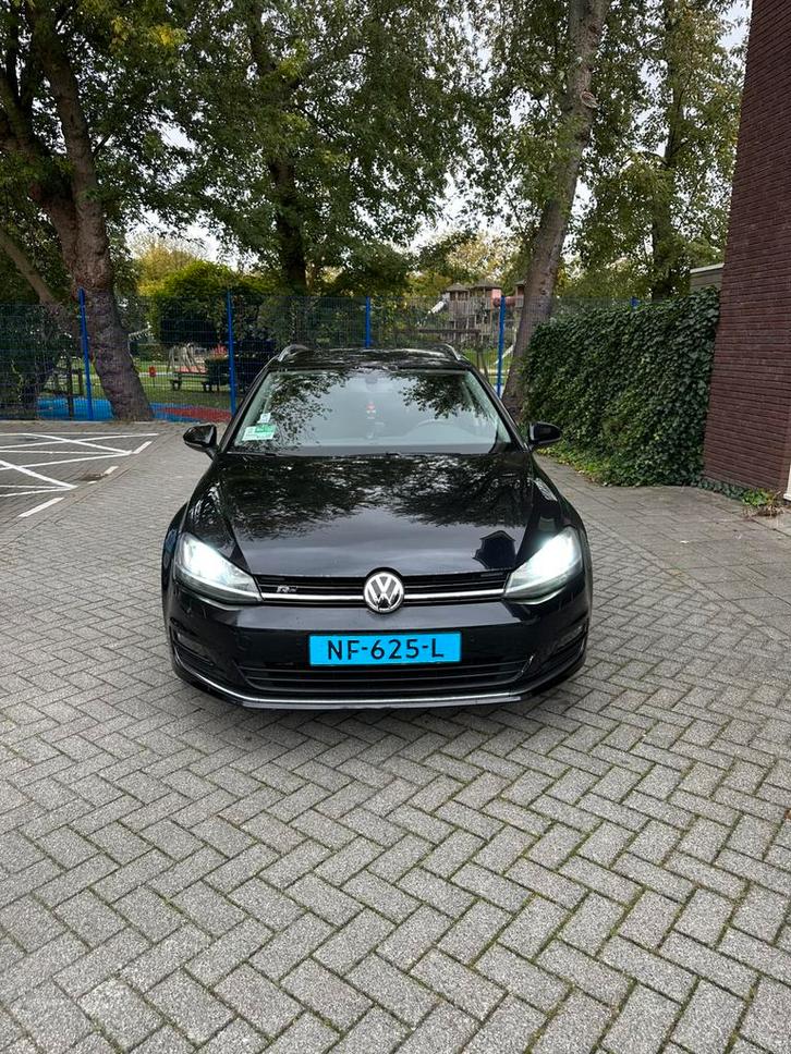 Volkswagen Golf 7 Variant 1.6 TDI 2015 Zwart Taxi-Klaar, Auto's, Volkswagen, Particulier, Golf Variant, ABS, Airbags, Airconditioning