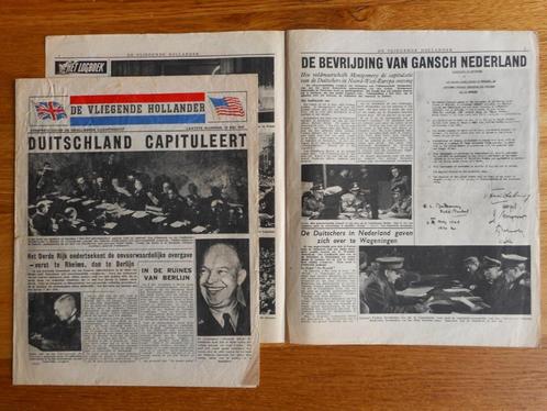 WW II - Vliegende Hollander origineel  d.d. 10 mei 1945, Verzamelen, Militaria | Tweede Wereldoorlog, Landmacht, Boek of Tijdschrift