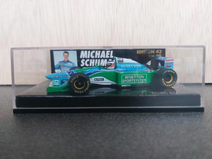 Benetton Ford B 193 B M. Schumacher Präs. Japan MiniChamps, Hobby en Vrije tijd, Modelauto's | 1:43, Zo goed als nieuw, Auto, MiniChamps