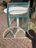 Oude gietijzeren ramen, Doe-het-zelf en Verbouw, Glas en Ramen, Ophalen, Gevelraam of Ruit, Gebruikt, 80 tot 120 cm