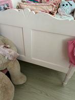 Antiek houten bed, Ophalen, Gebruikt, 180 cm of meer, 85 tot 100 cm