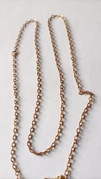 Antieke gouden ketting, 8 krt, sluiting is 14 krt goud, Verzenden, Goud, Ketting