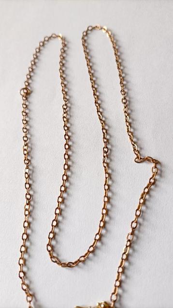 Antieke gouden ketting, 8 krt, sluiting is 14 krt goud beschikbaar voor biedingen