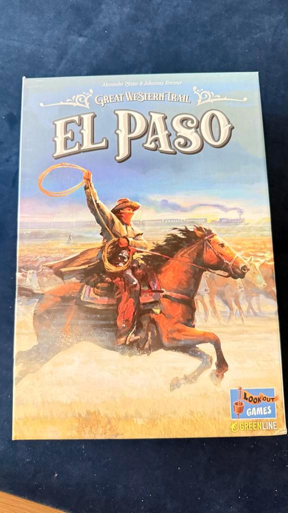 El Paso & Great Western Trail Bordspellen, Hobby en Vrije tijd, Gezelschapsspellen | Bordspellen, Zo goed als nieuw, Een of twee spelers