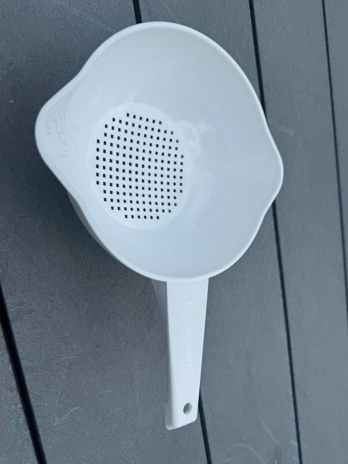 Tupperware mini vergiet / vergietje 1 liter, Huis en Inrichting, Keuken | Tupperware, Nieuw, Wit, Ophalen of Verzenden