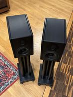 Acelec Model One +  Partington Heavi stands, Gebruikt, 120 watt of meer, Front, Rear of Stereo speakers, Ophalen
