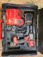 Milwaukee M18 FMTIWF12-502X Slagmoersleutel Set, Ophalen of Verzenden, Gebruikt